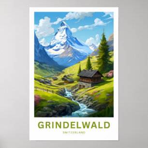 Grindelwald Switzerland Travel Print