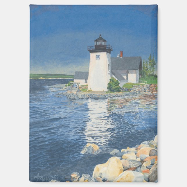 Grindle Point Lighthouse Magnet (Front)
