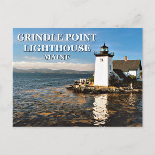 Grindle Point Lighthouse, Maine Postcard