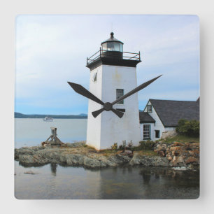 Grindle Point Lighthouse, Maine Wall Clock