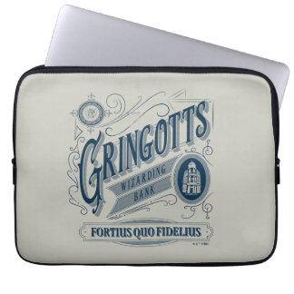 GRINGOTTS Wizarding Bank Vintage Graphic Laptop Sleeve
