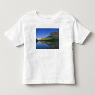 Grinnel Point and Allen Mountain reflect into Toddler T-Shirt