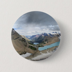 Grinnell Glacier Overlook - Glacier National Park 6 Cm Round Badge
