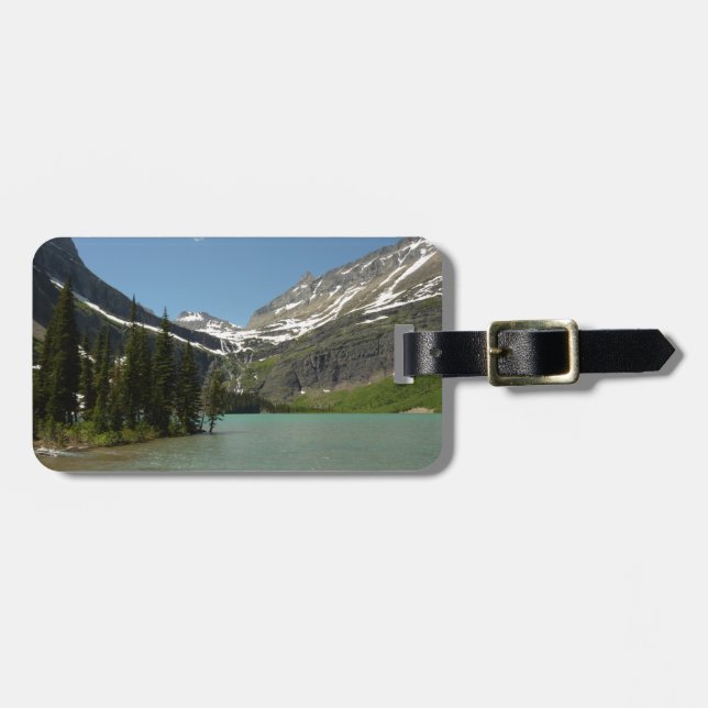 Grinnell Lake at Glacier National Park Luggage Tag (Front Horizontal)