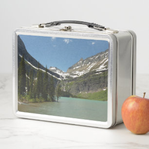 Grinnell Lake at Glacier National Park Metal Lunch Box