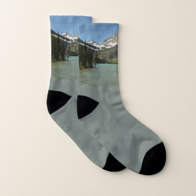 Grinnell Lake at Glacier National Park Socks (Pair)
