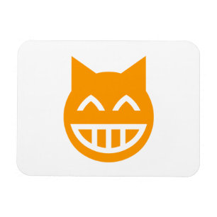 Grinning Emoji Cat Magnet