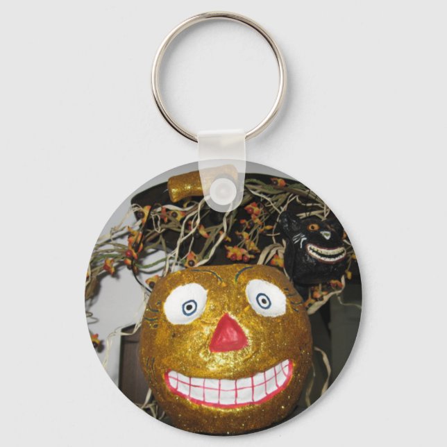 Grinning face key ring (Front)
