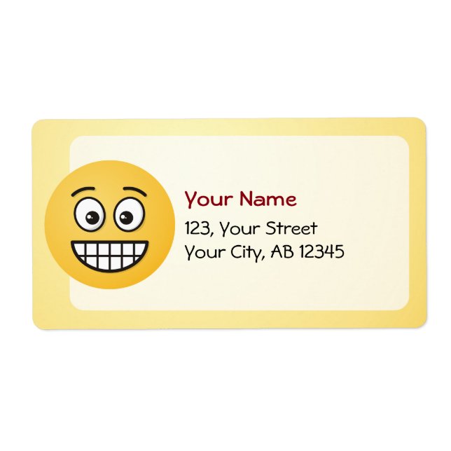 Grinning Face with Open Eyes (Front)