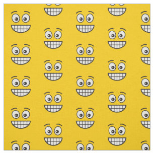 Grinning Face with Open Eyes Fabric