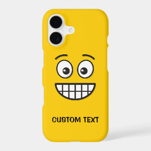 Grinning Face with Open Eyes iPhone Case