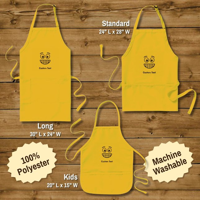 Grinning Face with Open Eyes Kids' Apron (Creator Uploaded)