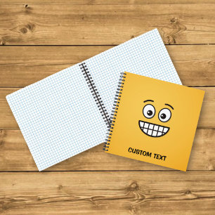 Grinning Face with Open Eyes Notebook