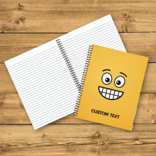 Grinning Face with Open Eyes Notebook