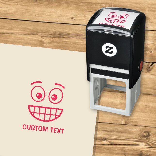 Grinning Face with Open Eyes Self-inking Stamp (Creator Uploaded)