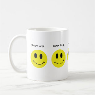 Grinning Faces Classic Happy Days Coffee Mug