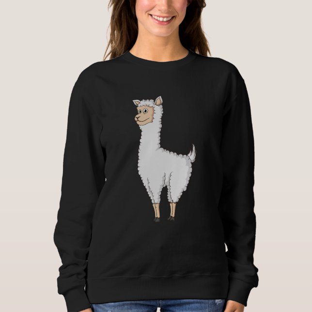 Grinning Llama Sweatshirt (Front)