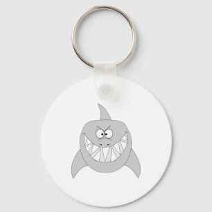 Grinning Shark Key Ring