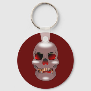 Grinning skull Keychain