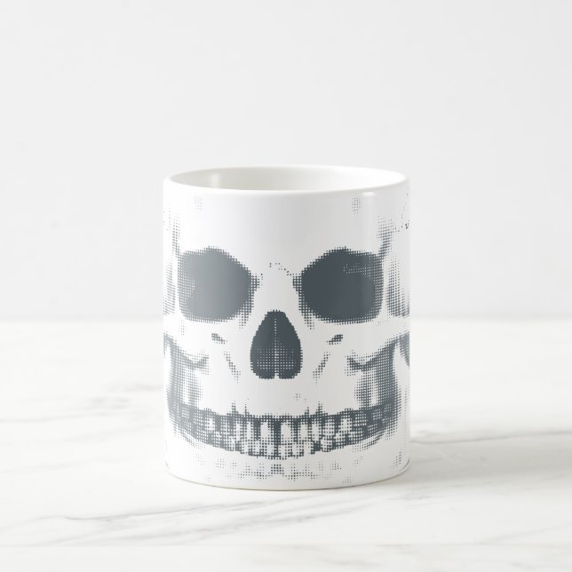 Grinning Skull. morphing mug (Center)