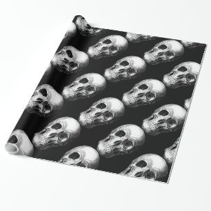 Grinning Skull Wrapping Paper