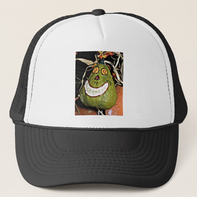 Grinning Squash Trucker Hat (Front)