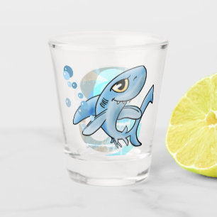 Grinning Toothy Shark Shot Glass