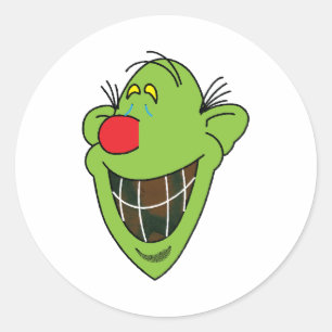 Grinny Goblin Classic Round Sticker