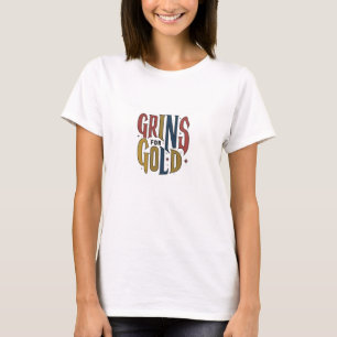 Grins for Gold Funny T-shirts
