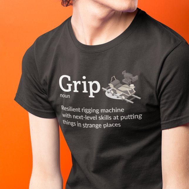 Grip Definition Dark Mode - Film Crew T-Shirt (Creator Uploaded)