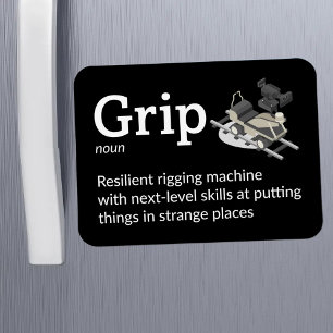 Grip Definition - Film Crew 3" x 4" Flex Magnet