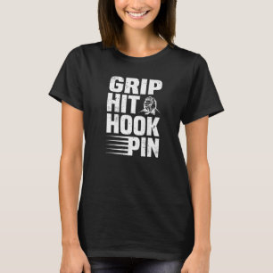 Grip Hit Hook Pin Arm Wrestling T-Shirt