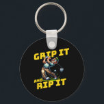 Grip It And Rip It Funny Golf  Key Ring<br><div class="desc">Grip It And Rip It Funny Golf</div>