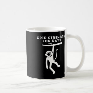 Grip Strength Climber, Cute Rock Climbing, Boulder Coffee Mug