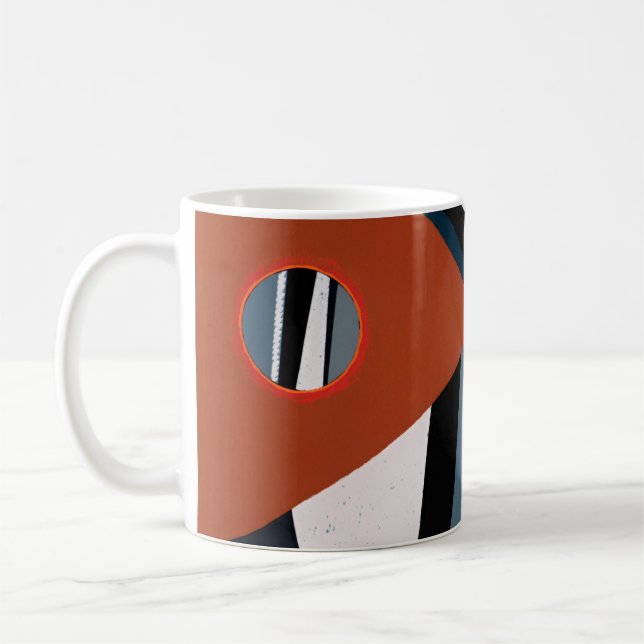 Gris by Kandinsky Abstract Painting Modern Art Coffee Mug (Left)