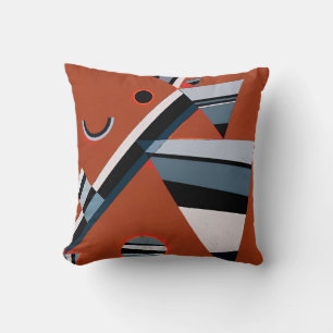 Gris by Kandinsky Abstract Painting Modern Art Cushion