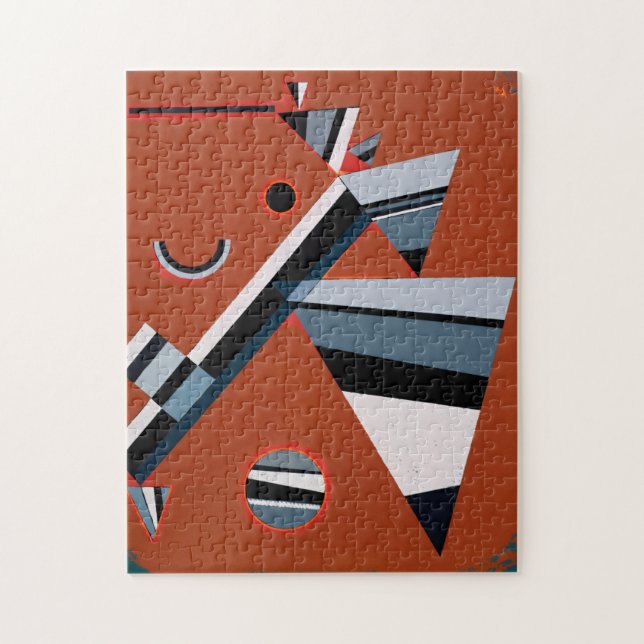 Gris by Kandinsky Abstract Painting Modern Art Jigsaw Puzzle (Vertical)