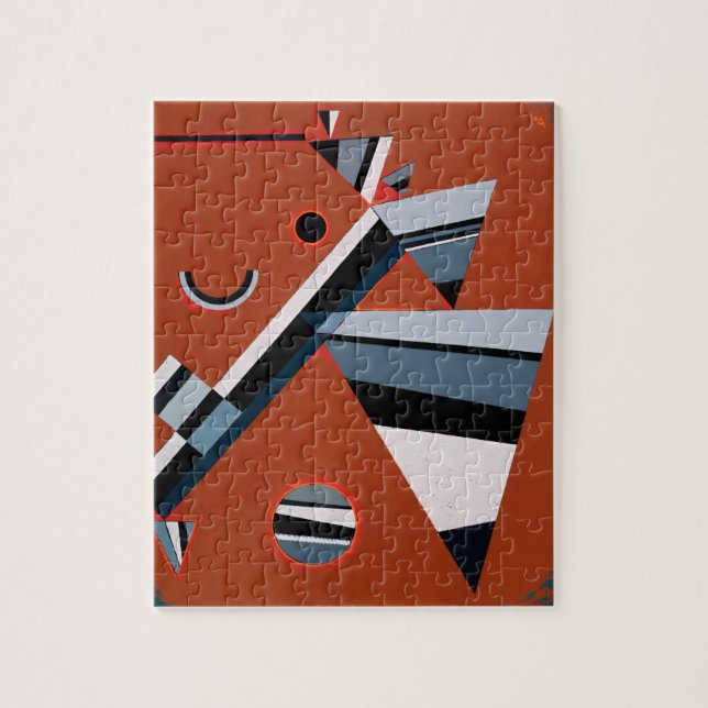Gris by Kandinsky Abstract Painting Modern Art Jigsaw Puzzle (Vertical)