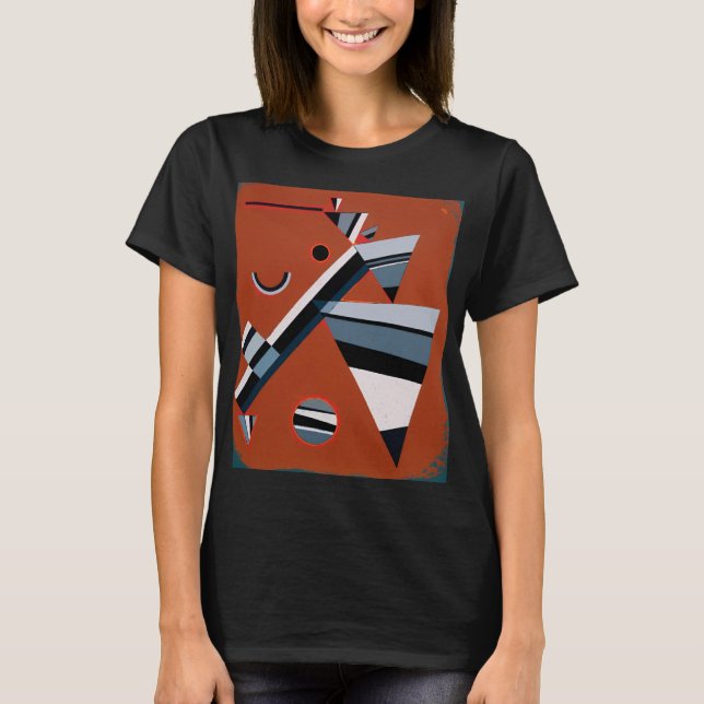Gris by Kandinsky Abstract Painting Modern Art T-Shirt (Front)