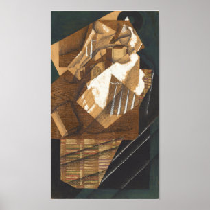 Gris - Carafe Glass And Packet 1914 Poster