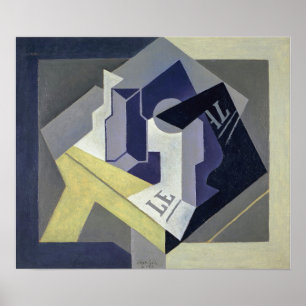 Gris - Fruit And Newspaper Poster