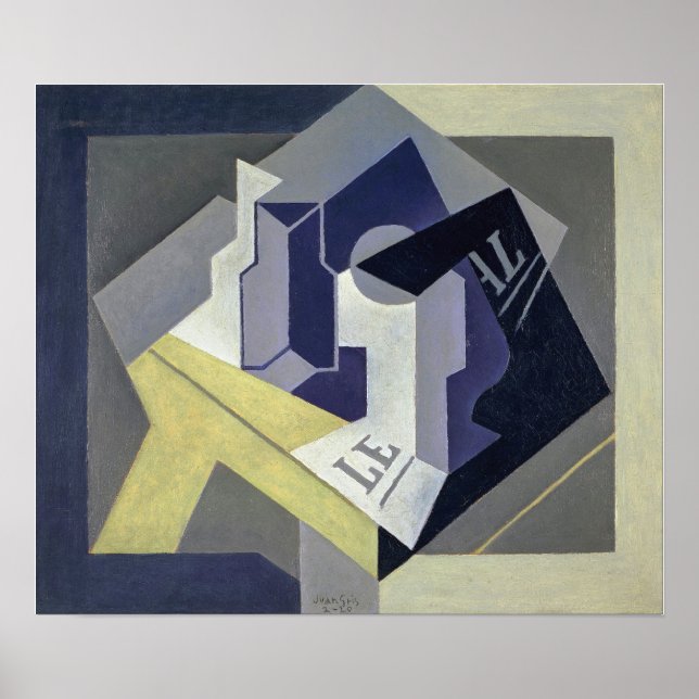 Gris - Fruit And Newspaper Poster (Front)