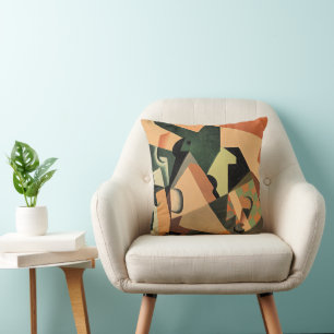 Gris - Glass and Chequerboard Cushion