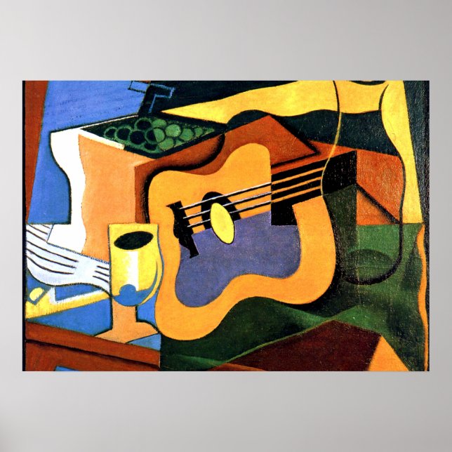 Gris - Guitar and Bottle Poster (Front)