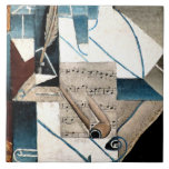 Gris - Pen and Pipe Ceramic Tile<br><div class="desc">Juan Gris painting,  Pen and Pipe,  popular artwork.</div>