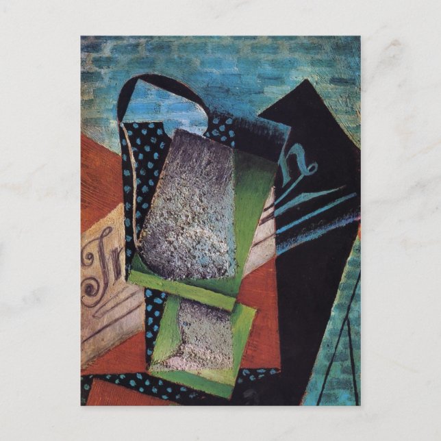 Gris - Still Life Dedicated to Andre Salmon Postcard (Front)