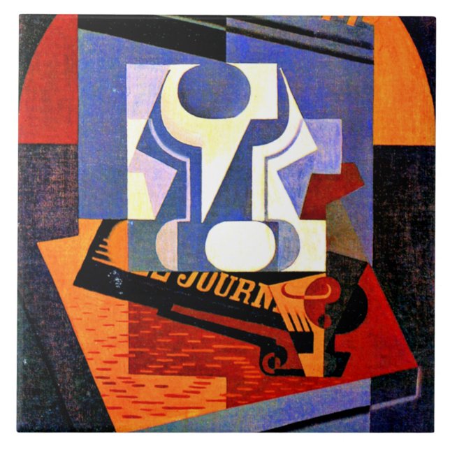 Gris - The Fruit Dish, 1918 Ceramic Tile (Front)