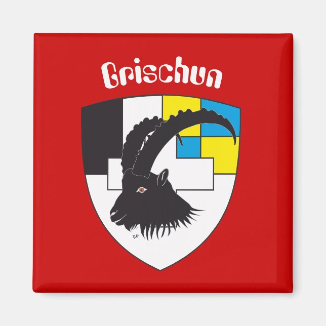 Grischun Svizra Magnet (Front)