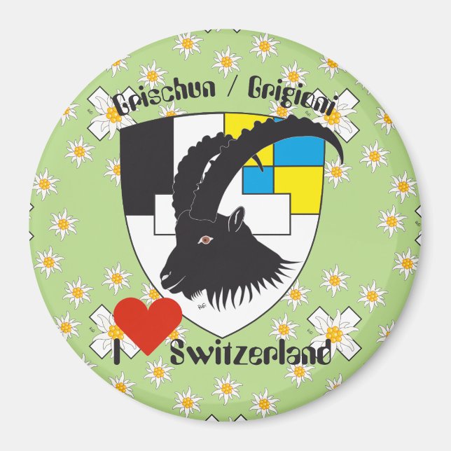 Grischun Svizra Magnet (Front)