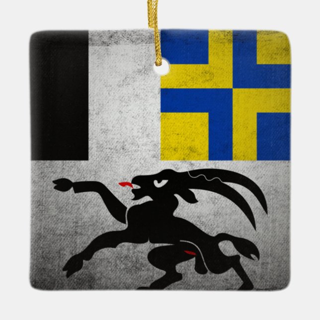 Grisons Ceramic Ornament (Front)